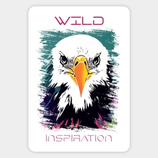 Eagle Wild Nature Animal Colors Art Painting Sticker